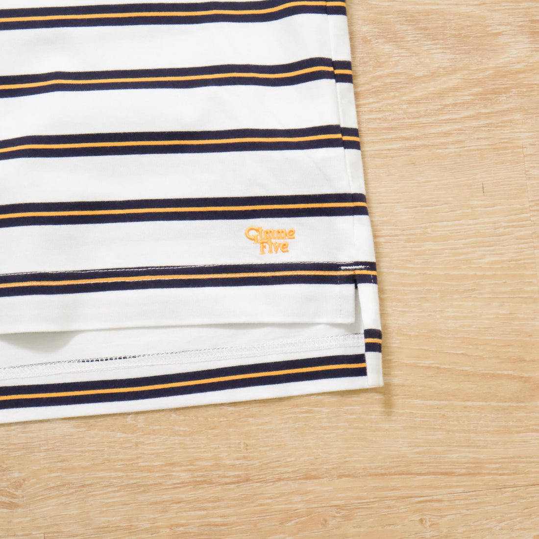 【GIMME FIVE X UNIVERSAL PRODUCTS / BORDER STRIPE POLO / SIZE 3】