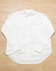 【GRAPHPAPER / THOMAS MASON LS BD SHIRT WHITE / SIZE 3】