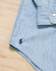 【POLO by Ralph Lauren FOR BEAMS / 'THE BIG FIT' CHAMBRAY SHIRT / SIZE L】