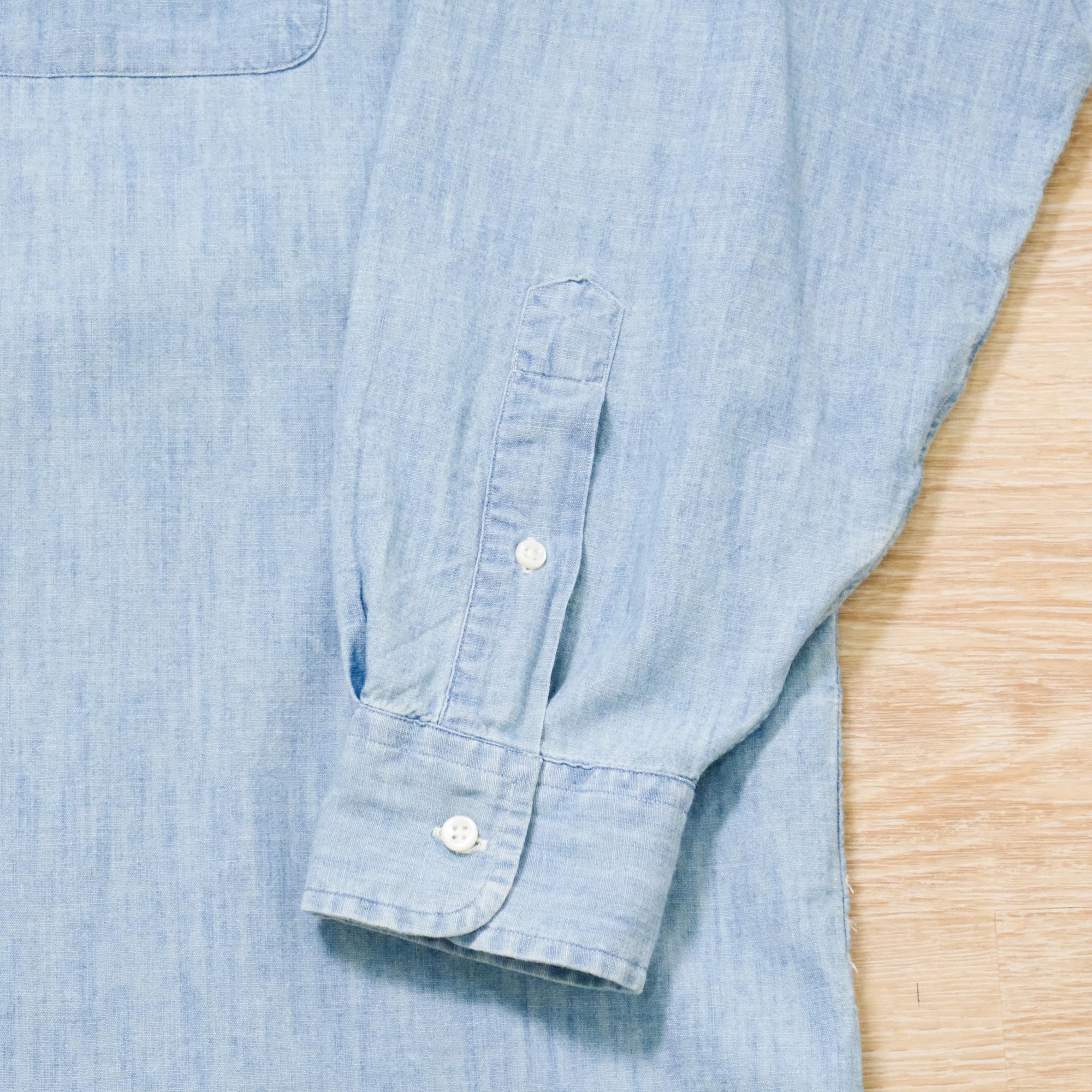 【POLO by Ralph Lauren FOR BEAMS / &#39;THE BIG FIT&#39; CHAMBRAY SHIRT / SIZE L】