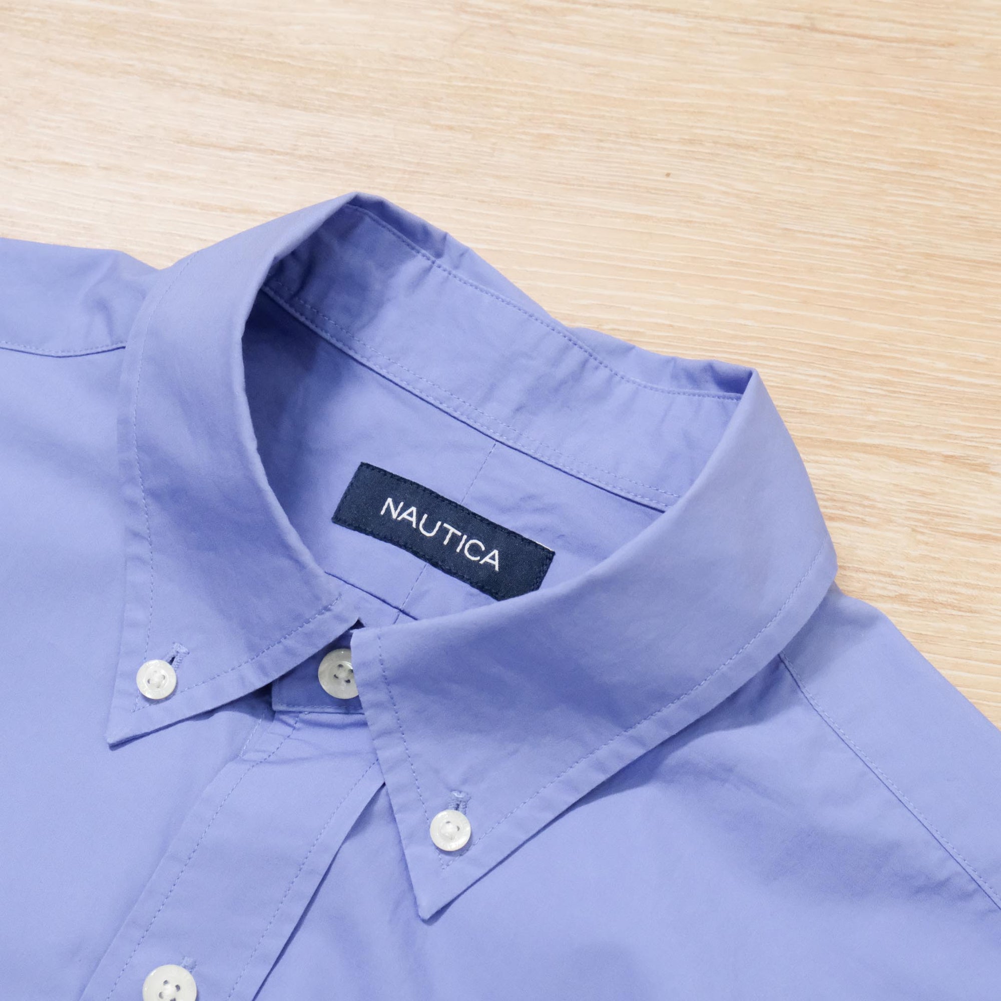 【NAUTICA JAPAN / BROADCLOTH B.D. SHIRT BLUE / OS】