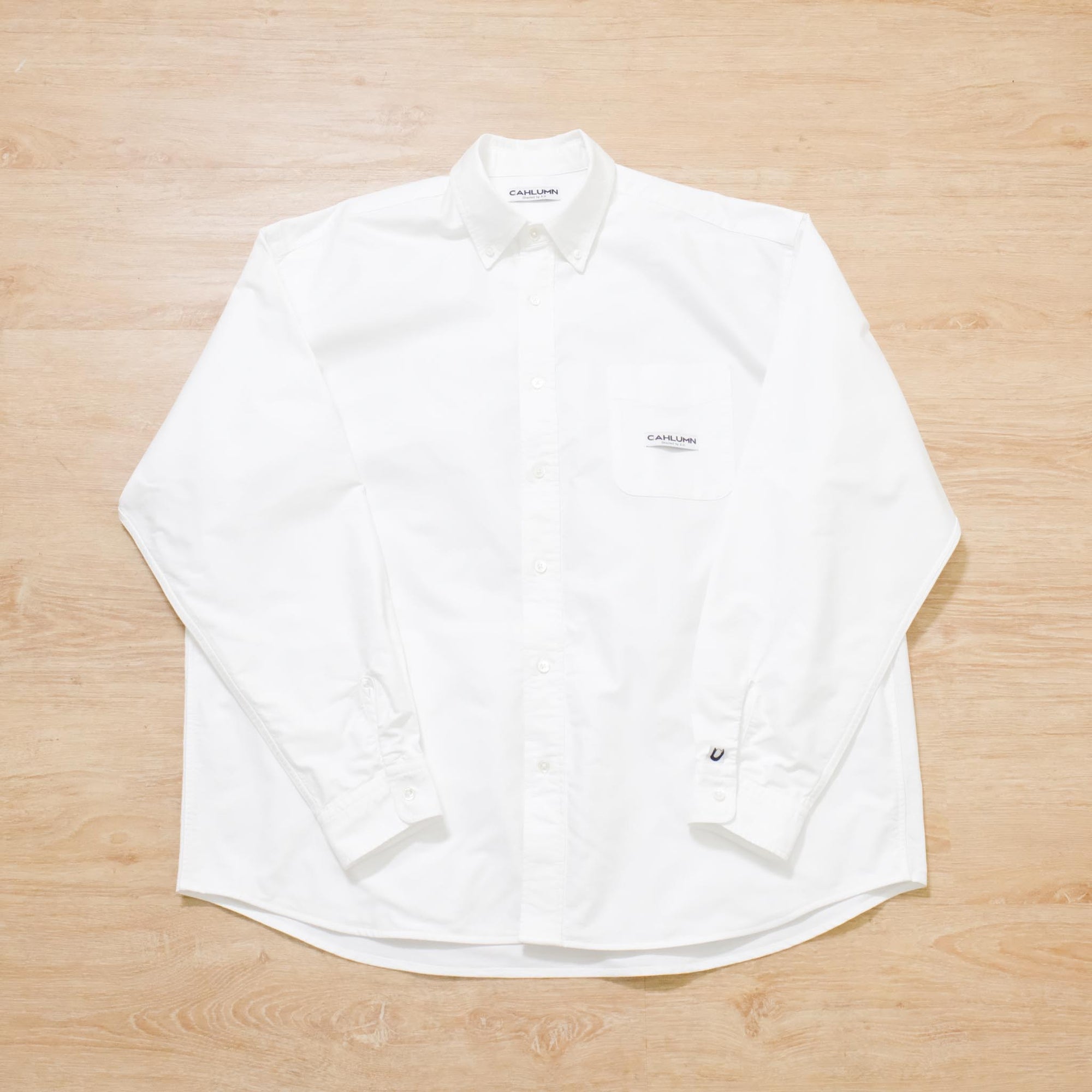 【CAHLUMN / MAGAZINE POCKET OXFORD BD / SIZE L】