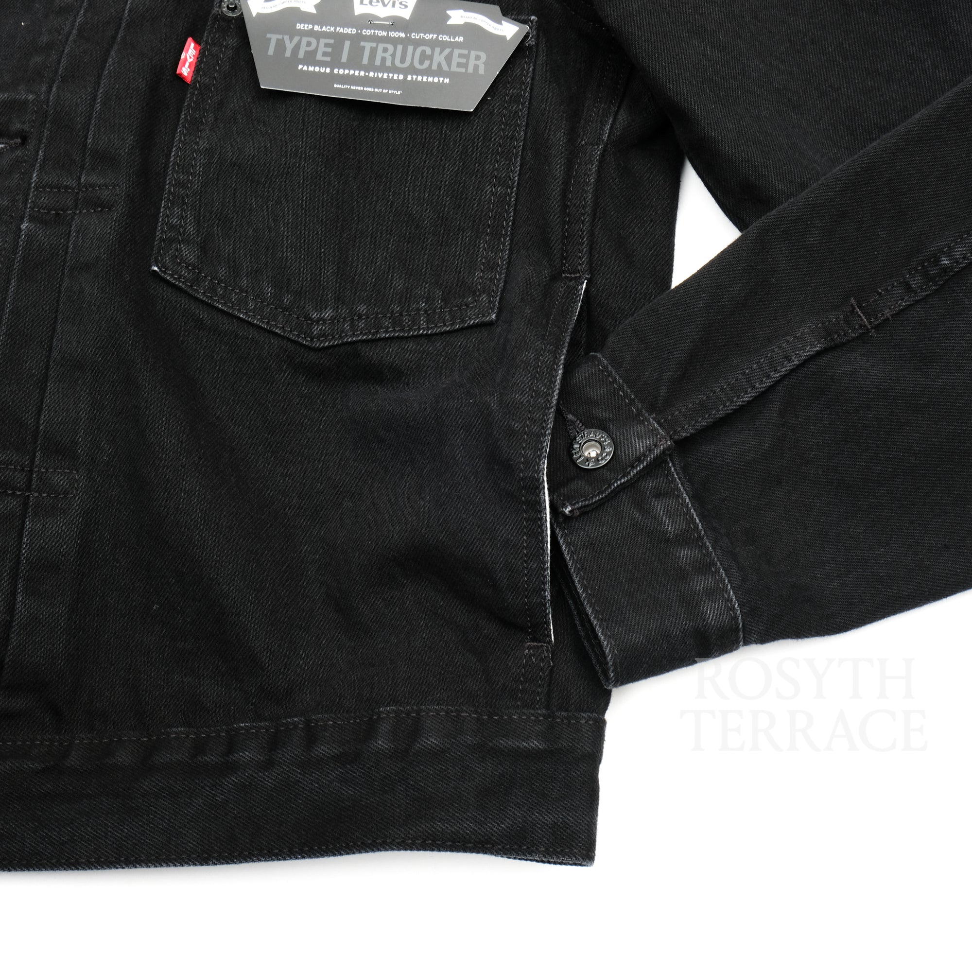 【Levi&#39;s x 417 EDIFICE / TYPE 1 TRUCKER JKT &#39;COLLARLESS&#39; / SIZE M】