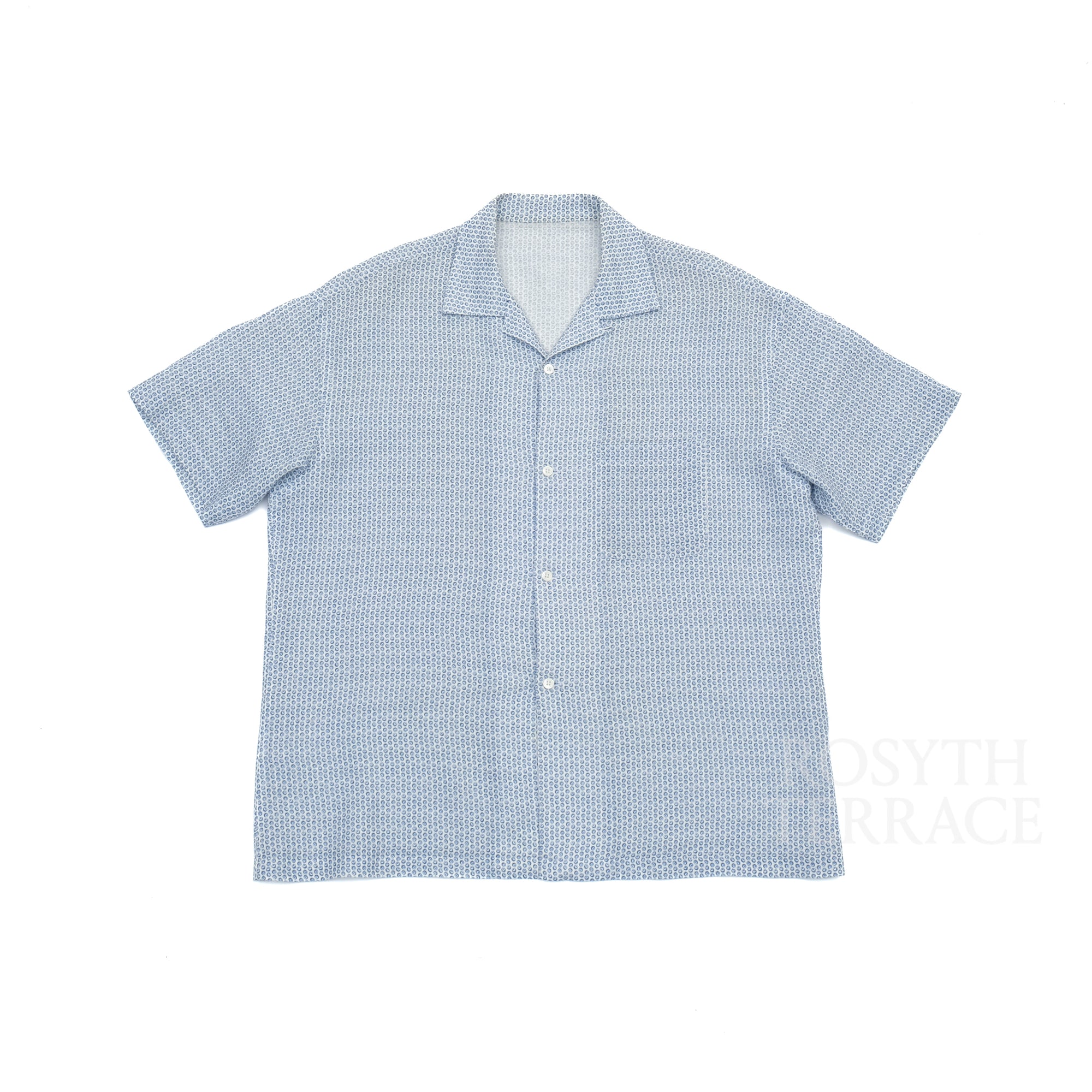【ROSYTH TERRACE / COASTAL SHIRT SS (ROSETTE) / LINEN】