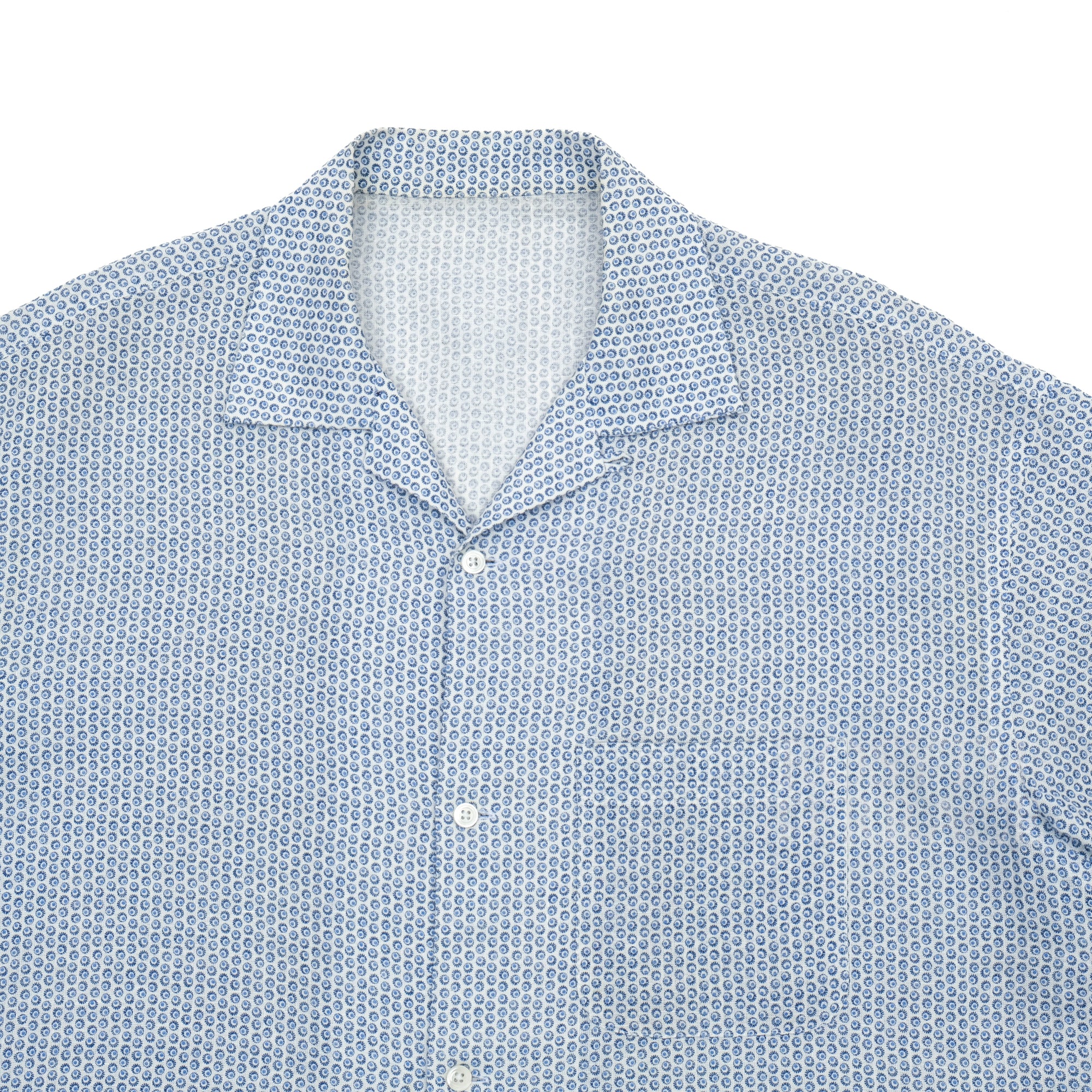 【ROSYTH TERRACE / COASTAL SHIRT SS (ROSETTE) / LINEN】