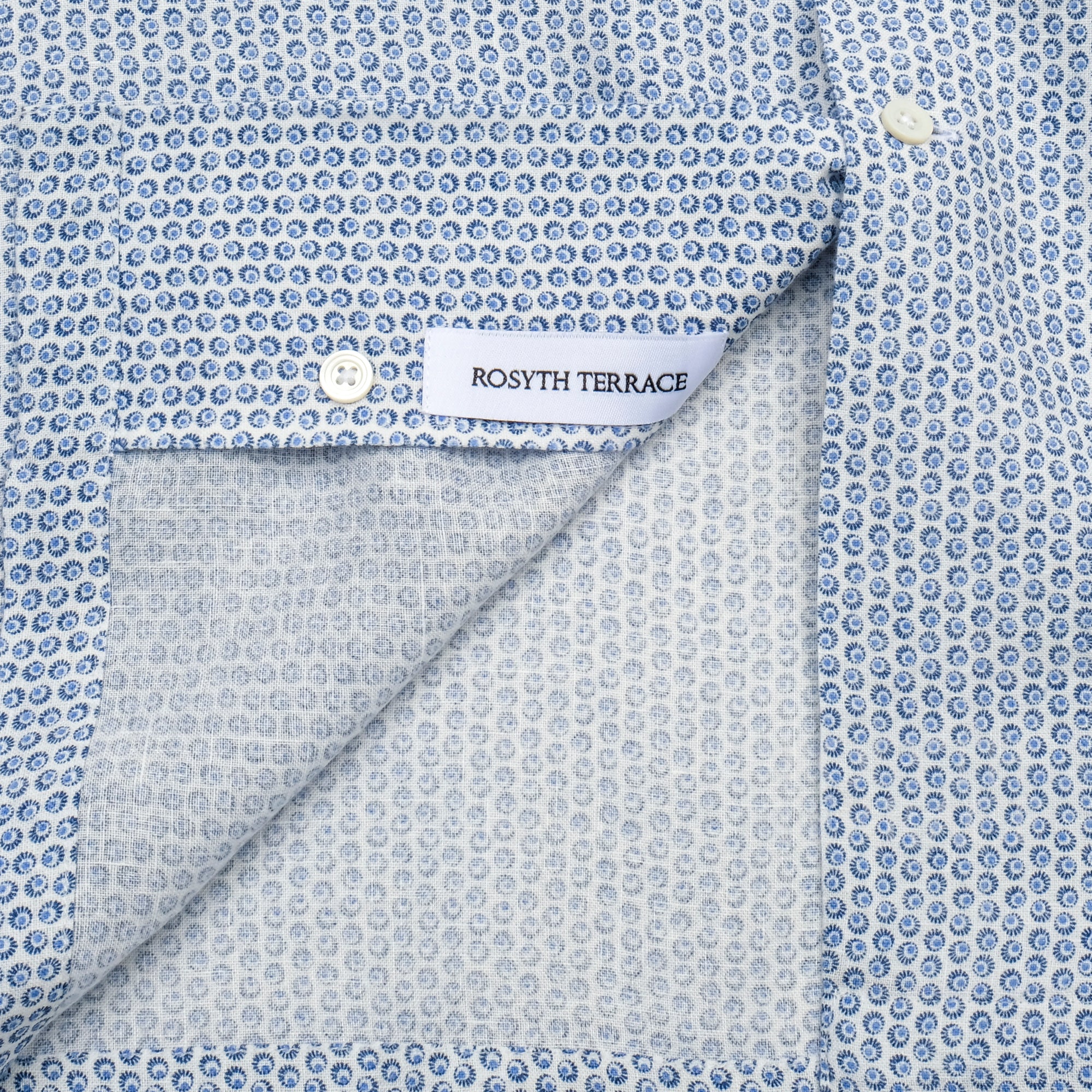 【ROSYTH TERRACE / COASTAL SHIRT SS (ROSETTE) / LINEN】