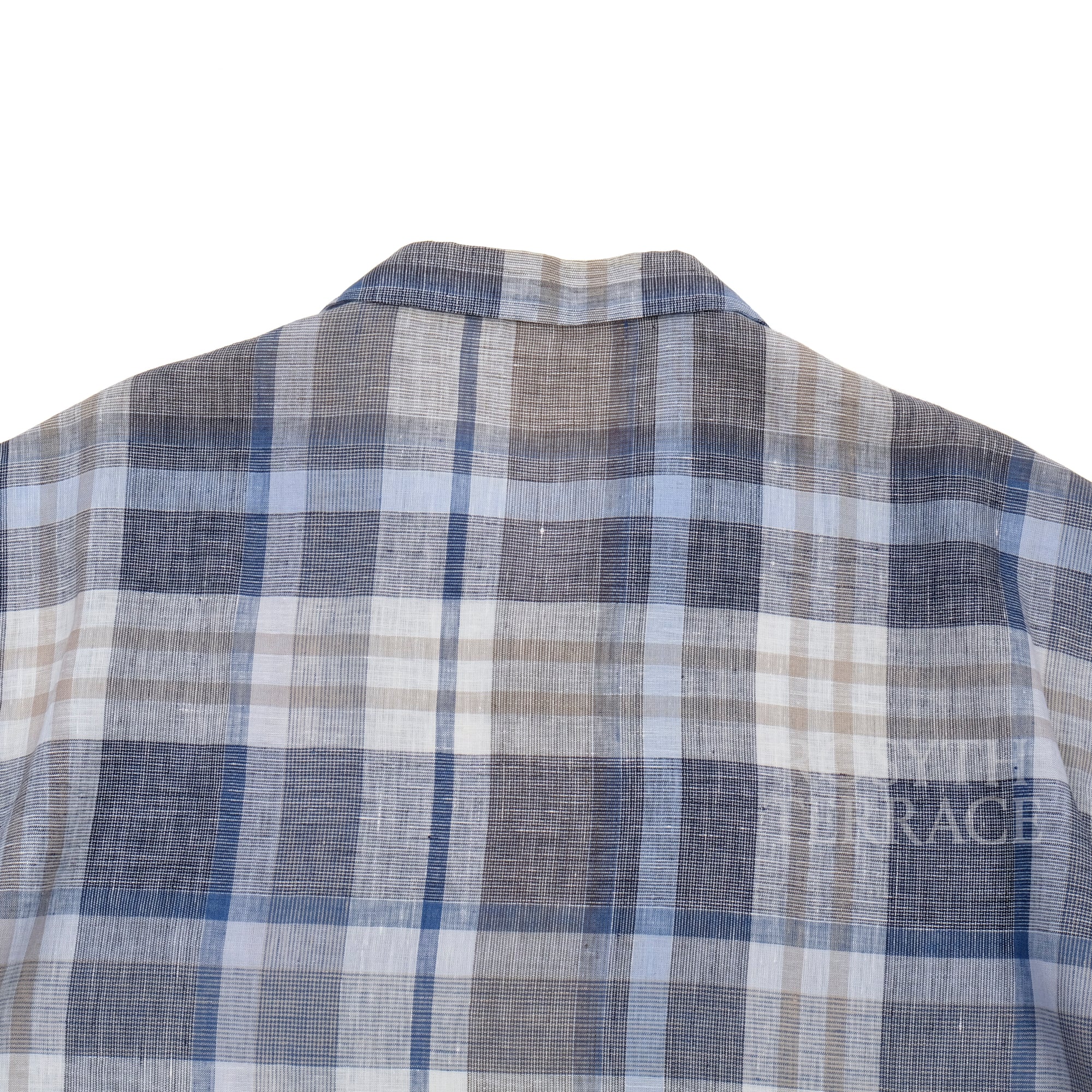 【ROSYTH TERRACE / COASTAL SHIRT SS (PLAID) / LINEN】