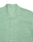 【ROSYTH TERRACE / COASTAL SHIRT SS (MINT) / MELANGE LINEN】