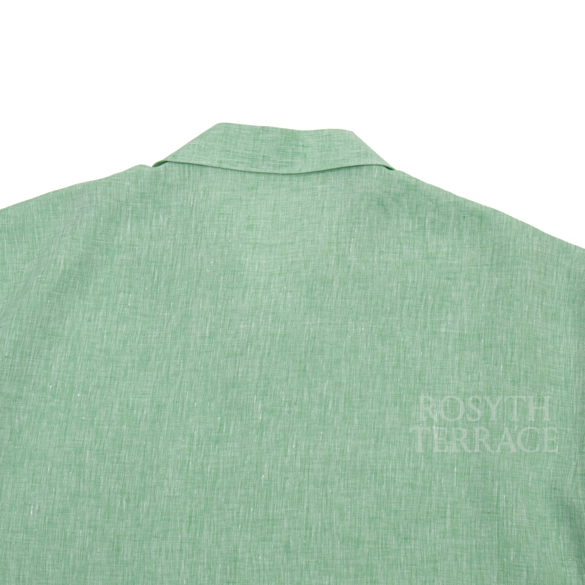 【ROSYTH TERRACE / COASTAL SHIRT SS (MINT) / MELANGE LINEN】