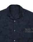 【ROSYTH TERRACE / COASTAL SHIRT SS (MIDNIGHT FLORAL) / JACQUARD】