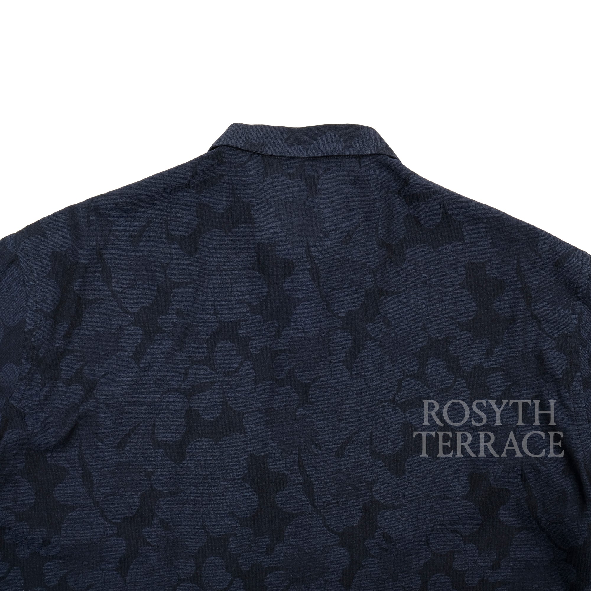 【ROSYTH TERRACE / COASTAL SHIRT SS (MIDNIGHT FLORAL) / JACQUARD】
