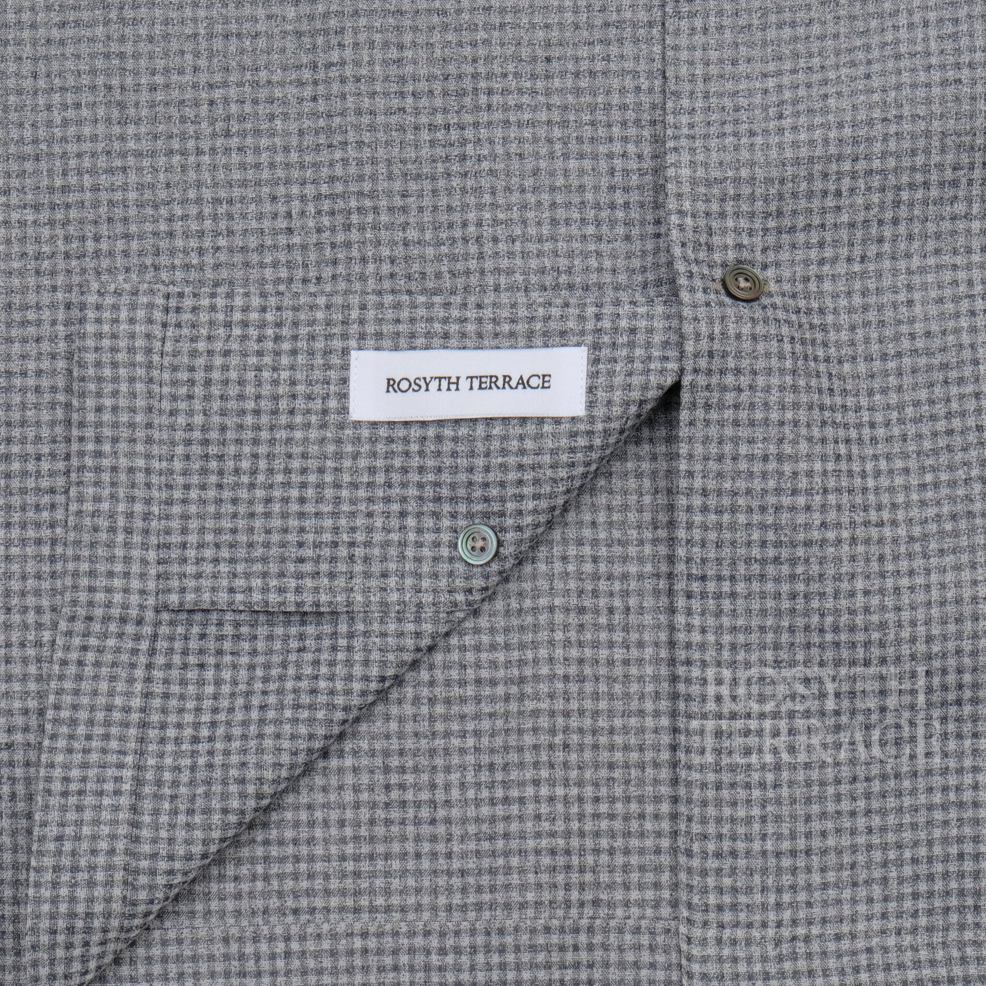 【ROSYTH TERRACE / COASTAL SHIRT SS (GRADIENT CHECK) / COTTON】