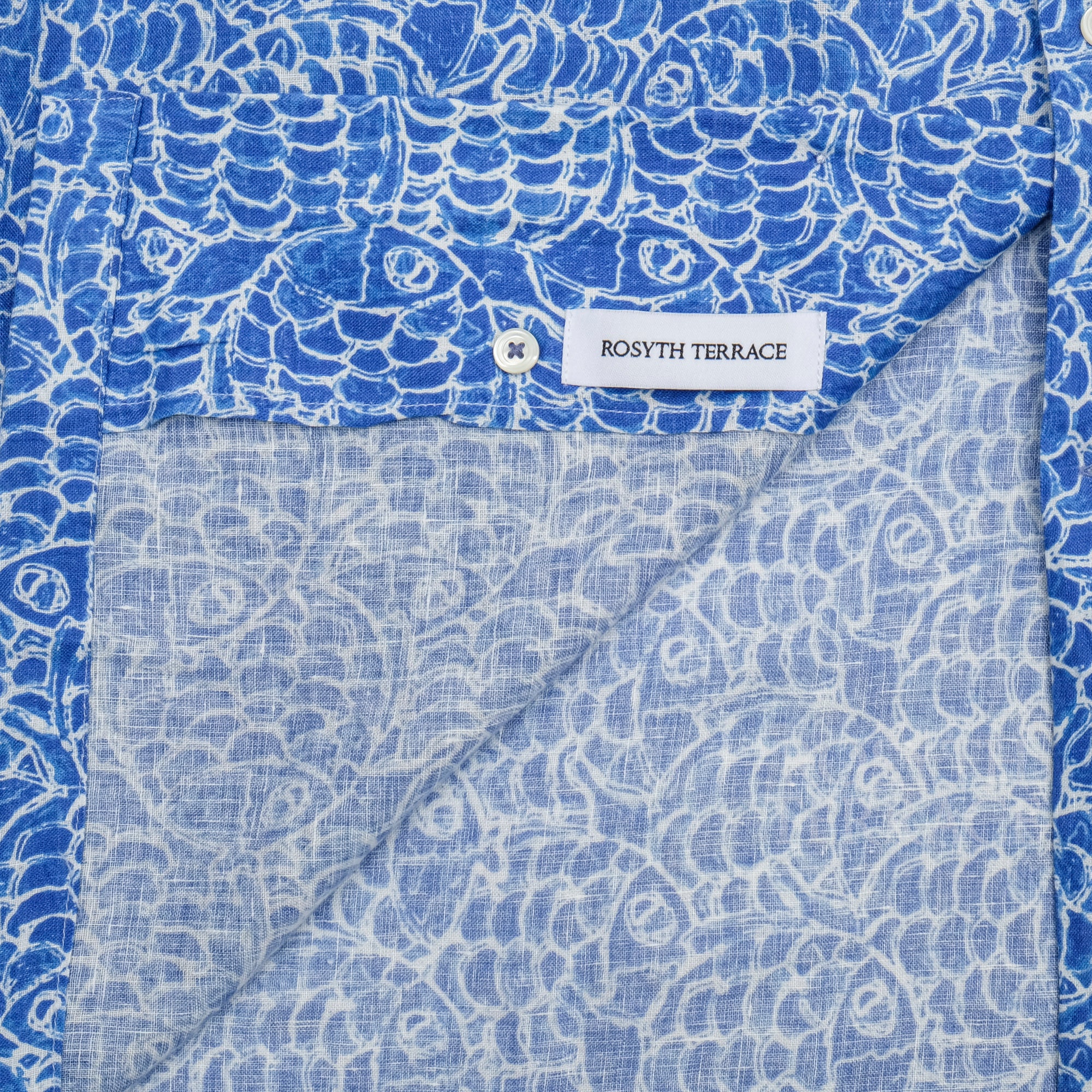 【ROSYTH TERRACE / COASTAL SHIRT SS (KOI) / LINEN】