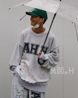 【AH.H x PAJA STUDIO x mocT / ACTION PAINTING 2 PIECE SWEAT / SIZE L】