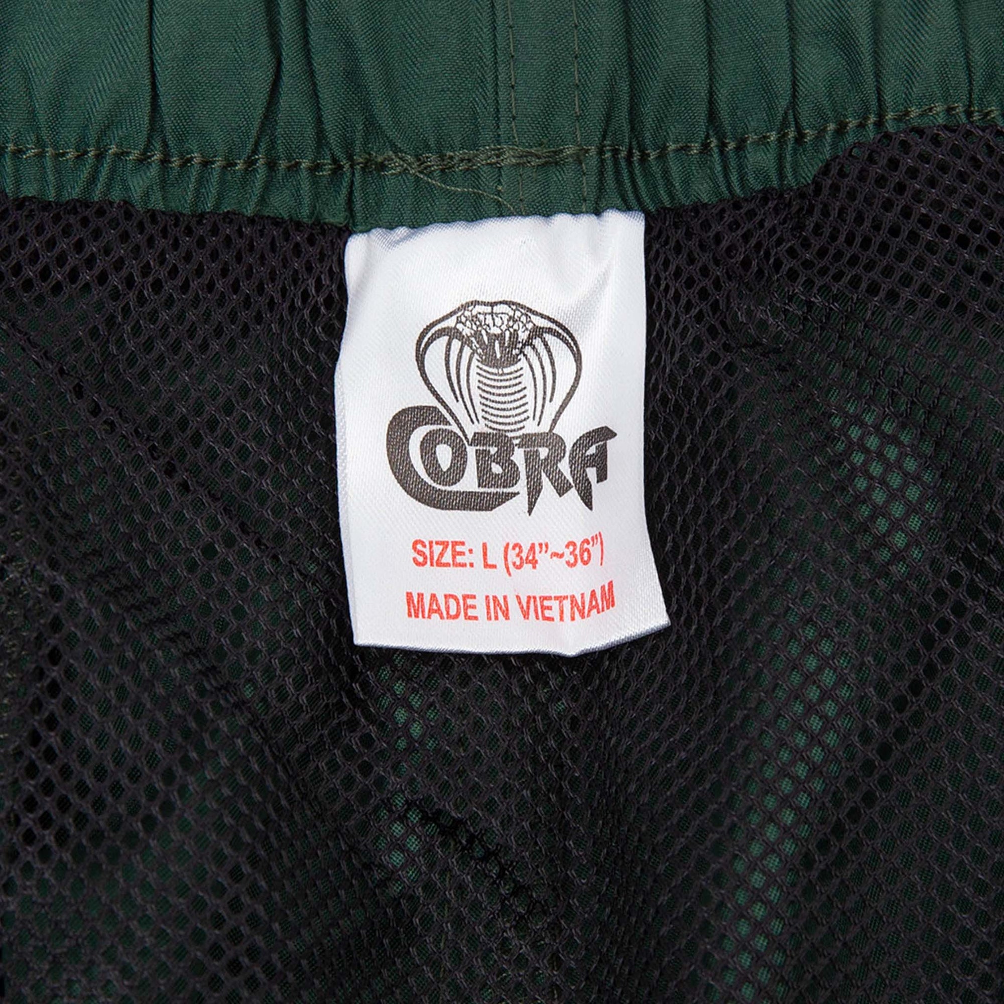 DARK GREEN COBRA CAPS MICROFIBER SHORTS